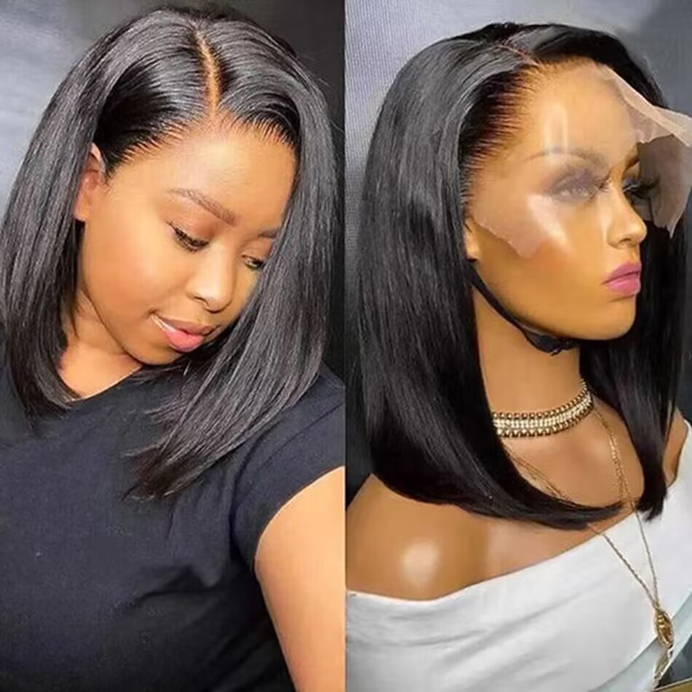 Glueless Wear And Go Human Hair Wig - Peruca Bob de Cabelo Humano com