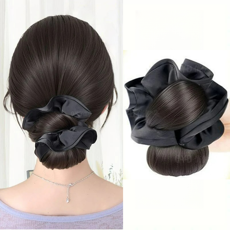 Claw Clip Messy Bun Hair Piece - Novo Laço de Cabelo Sintético de