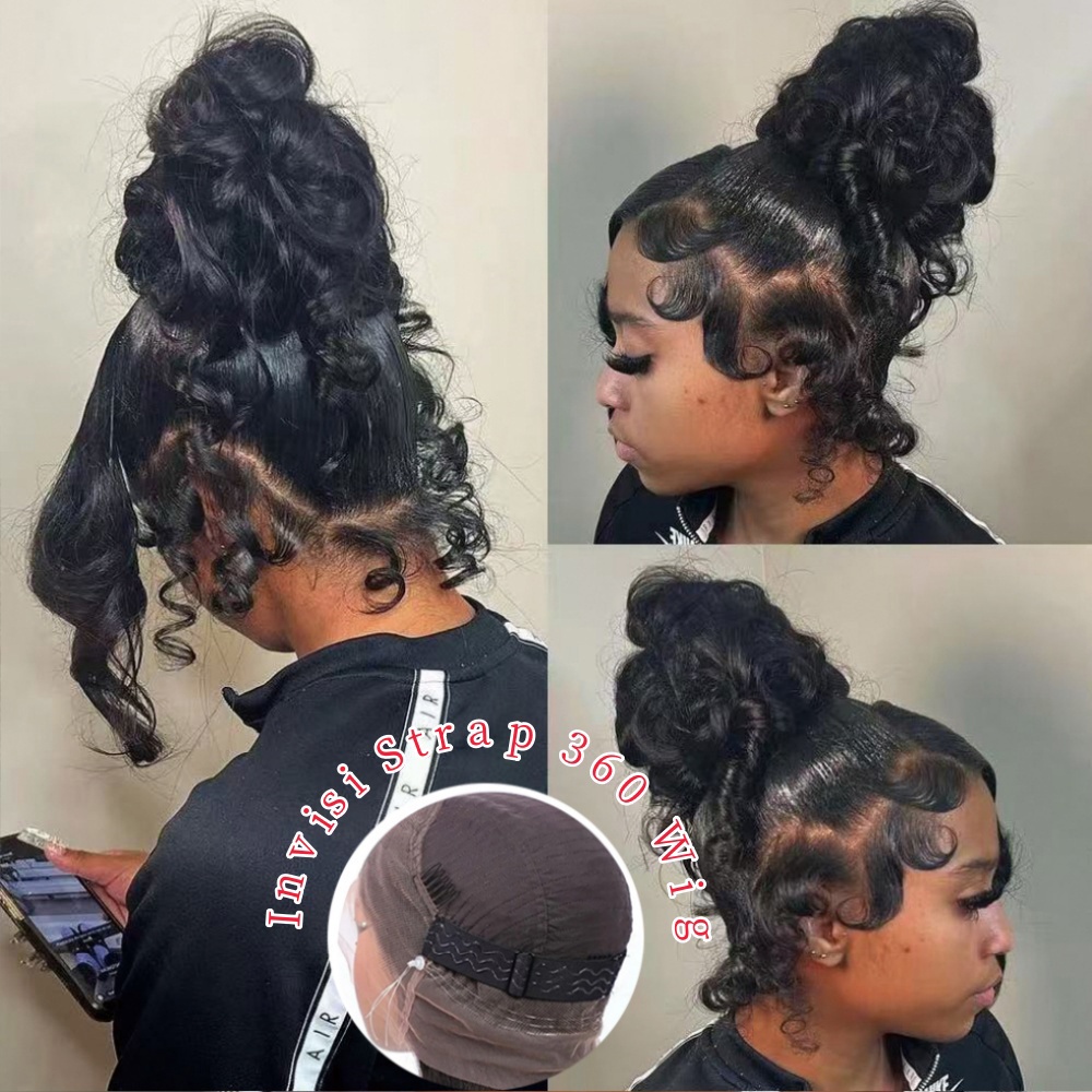 Hd 360 peruca cheia do laço co - Human Hair Wigs avaliação e preço