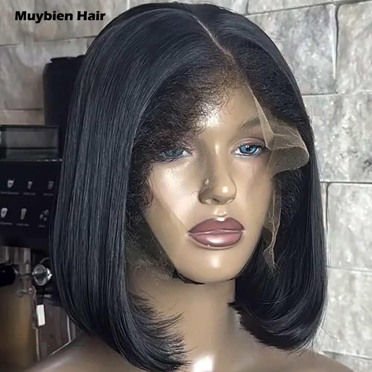Bob Preto 100% Cabelo Humano L - Glueless Wear And Go Human Hair Wig avaliação e preço
