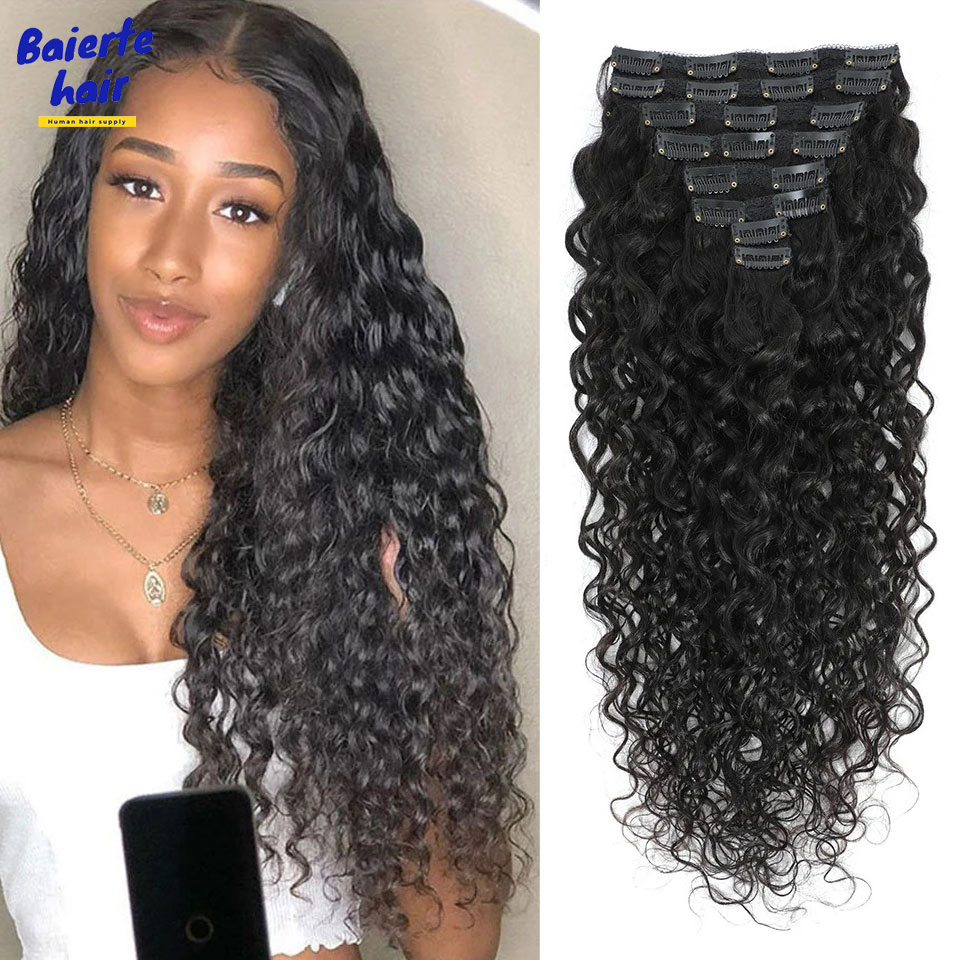Extensões de Cabelo Humano Cac - Seamless Clip In Hair Extensions Human Hair avaliação e preço