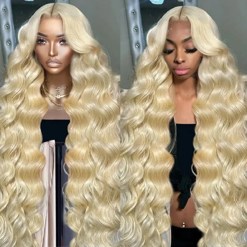 Perucas de Cabelo Humano Loiro - Lace Front Wigs avaliação e preço