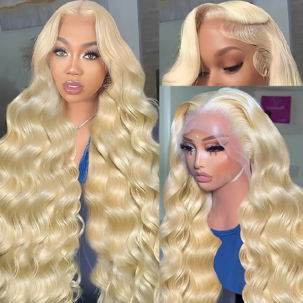 Perucas de Cabelo Humano Loiro - Lace Front Wigs avaliação e preço