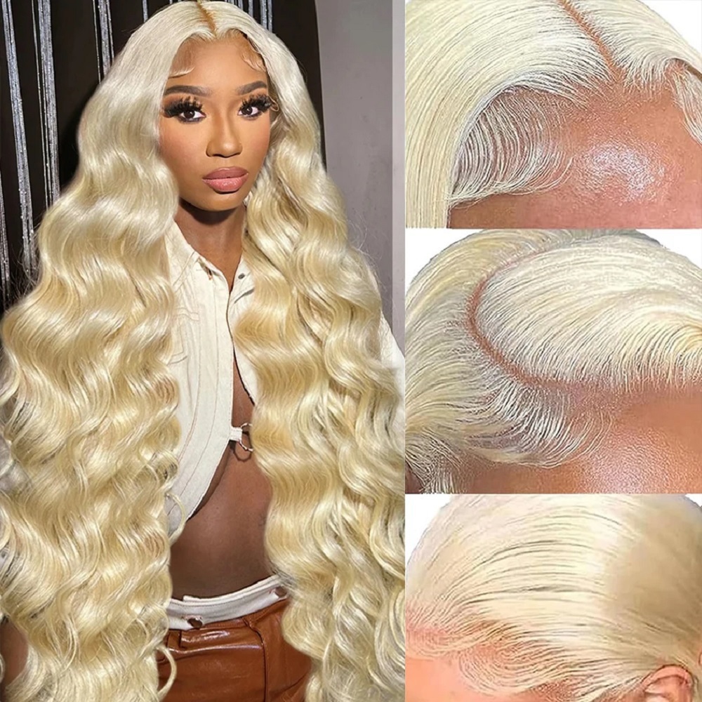 Perucas de Cabelo Humano Loiro - Lace Front Wigs avaliação e preço